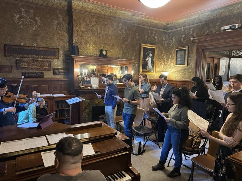 Worship gathering at Hephzibah House